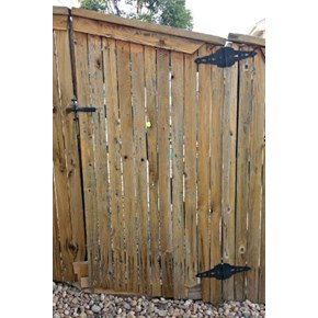 Sagging, Worn gate - Before - in Castle Pines CO 80108