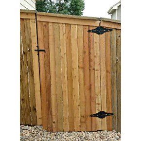 New, Finished gate re-hung in Castle Pines CO 80108