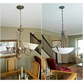 New Chandelier  mounted in Roxborough Park CO 80125