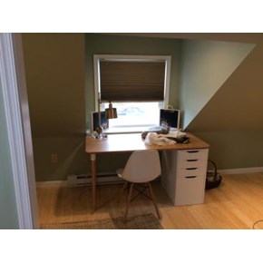 Ace Handyman Services Wilkes-Barre and Scranton After Photo of Second Floor Drywall Installation, Painting, Flooring and Trim Work in Forty Fort, PA