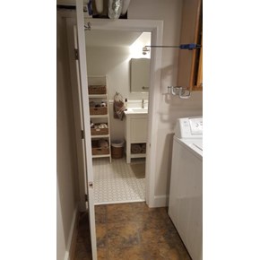 St. Paul new bath/laundry - bath entry