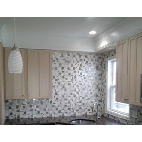 Installed Backsplash in New Albany, Ohio