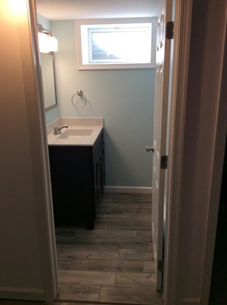 After Photo of Ace Handyman Services Wilkes-Barre and Scranton Basement Bathroom Project in Swoyersville, PA