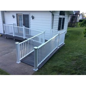 Ace Handyman Services Wilkes-Barre and Scranton 1:12 Sloped ADA Wheelchair Ramp Project in Pittston, PA