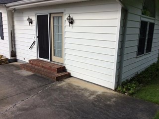 Before Photo of Wheelchair Ramp Project in Pittston, PA