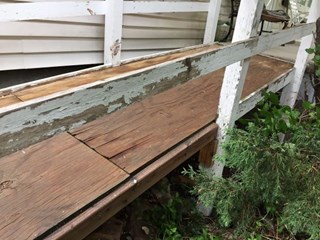 Universal Accessibility ramp repair - Before Casper WY