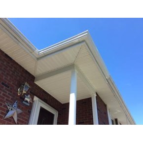 Ace Handyman Services Wilkes-Barre and Scranton Built a Front Porch Roof, Fascia, Soffit and Gutter in Plains, PA