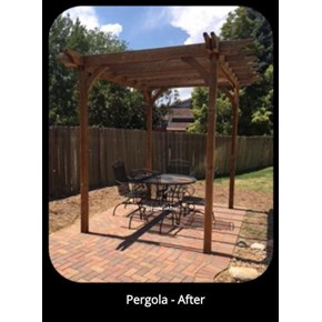 Re-seal Pergola, Centennial, CO - After