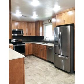 Kitchen Remodel & Tile Floor Installation - Grantville