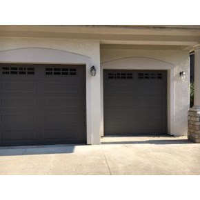 After Garage Door and Stucco Repair in Westerville, Ohio