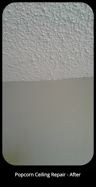 Popcorn Ceiling Repair - After - Lakewood, CO
