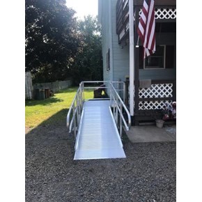 Ace Handyman Services Wilkes-Barre and Scranton Aluminum Wheelchair Ramp Installation in Kingston, PA