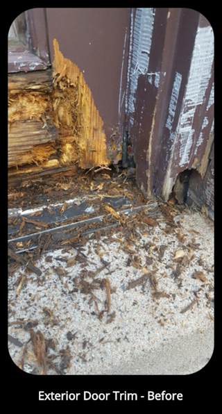 Exterior Door Trim Repair - Lakewood, CO