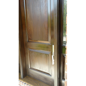 We sanded and retained a front door in New Albany, Ohio