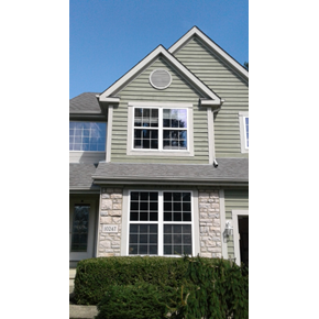 Repaired trim after wood rot in Westerville, Ohio