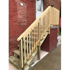 Carpentry - outdoor set of stairs replaced in Monongahela, PA