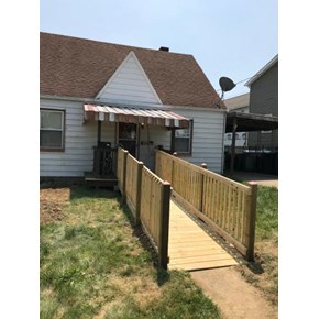 Ramp built for Mon Valley resident