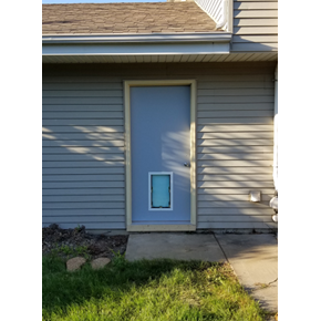 New Exterior Door and Pet Door Install