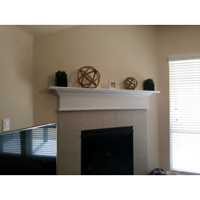 TV Mount over Fireplace (Before) - Fort Worth, TX TV Mount over Fireplace (Before) - Fort Worth, TX