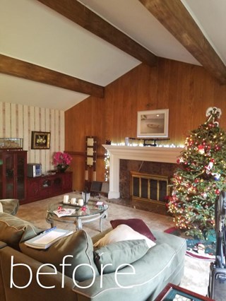 Harrisburg Living Room - BEFORE