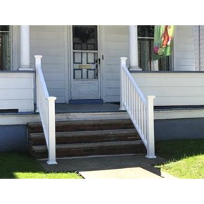 Vinyl railings installed in Wilkes-Barre