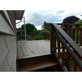 Deck with fresh new paint in Binghamton, NY