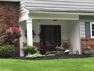 After Photo of Ace handyman services Wilkes-Barre and Scranton Front Porch Roof Perimeter Beam Repairs in Dallas, PA