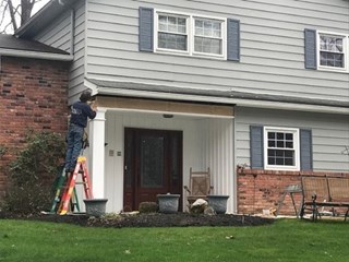 Replaced Porch Roof Perimeter Beam in Dallas, PA
