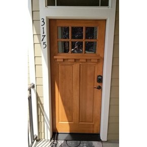 Updated front door in Portland