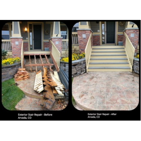 Deck Stair Replaced - Arvada, CO