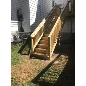 ACE Handyman Services Wilkes-Barre and Scranton Deck Stairs Installation in Wilkes-Barre, PA