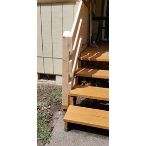 Staircase handrail replacement - beaverton or