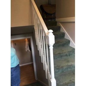 Stair Handrail in Kirkwood, NY (After)