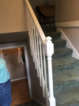 Stair Handrail in Kirkwood, NY (After)