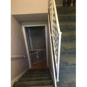Stair Handrail in Kirkwood, NY (Before)