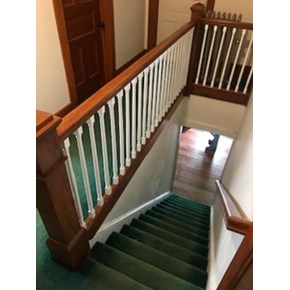 Stair Handrail Installed in West Wyoming