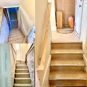 Interior Wooden Railing Install in West Haven Connecticut Interior Wooden Railing Install in West Haven Connecticut