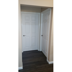 Installed Six Panel Solid Core Doors Throughout Home in Westerville, Ohio