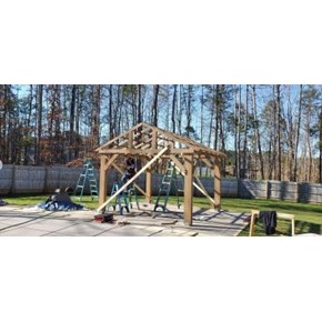 Portico Project from premade Kit - Mooresville, NC