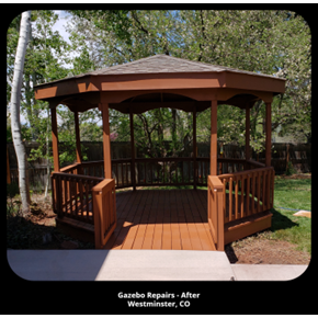 Gazebo Repairs- After Photo - Westminster, CO