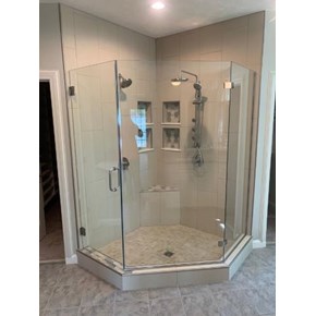 Removed a Garden tub to create a luxury shower!!