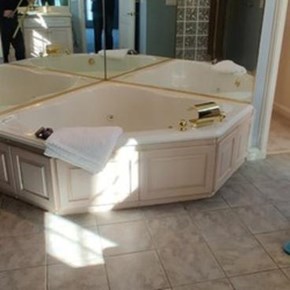 Garden Tub (affectionately know as $750 laundry bin) to be replaced with Luxuray shower