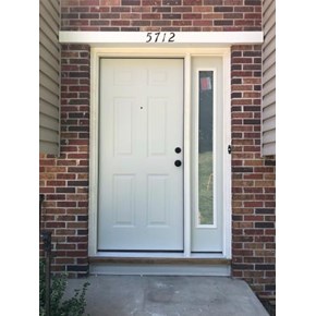 New Exterior Door with Sidelight
