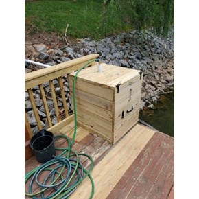 Lake Pump Box on Dock