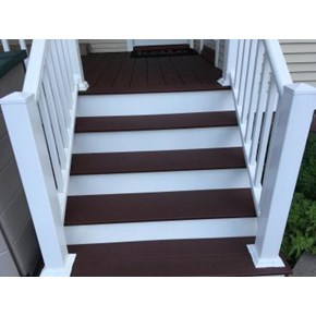 Ace Handyman Services Wilkes-Barre and Scranton Rehabbed Rear Porch and Steps in Kingston, PA