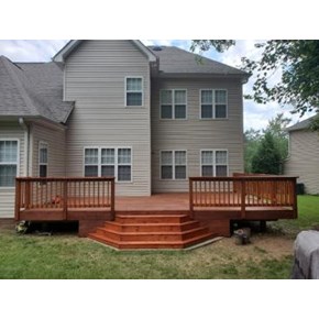 Rejuvenated Deck in Cornelius with Cabot Products and elbow grease