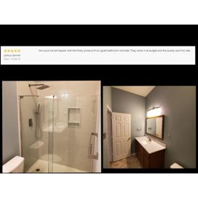 Bathroom Remodel, Onyx Shower, Tile Floor, Blues and Tans, Mansfield, TX