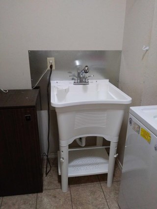 Utility Room, Backsplash, Mansfield, TX (After)