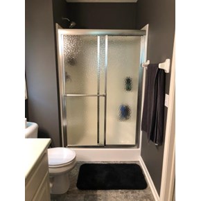 Installed Shower Door 