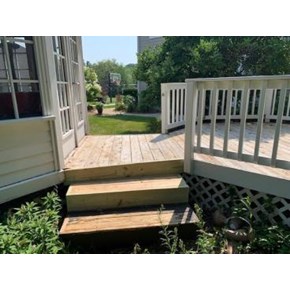 Ace Handyman Services Waukesha Lake Country Deck Repair Project in Pewaukee Wisconsin